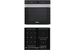 Bauknecht BAKO CONNECTIVITY Backofen-Kochfeld Kombination/Induktionskochfeld (60cm)/ Heißluft/HomeNet App/DiamondClean – hydrolytische Reinigungsfunktion/My Menu/Backauszug auf 3 Ebenen