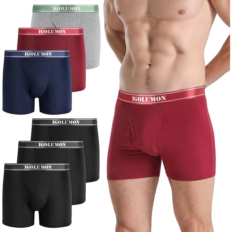 FM London heren Boxer Shorts FM London Men's Super Soft Bamboo Boxer Shorts (5-Pack), Black, White, Grey, XXL FM London heren Boxer Shorts FM London Men's Super Soft Bamboo Boxer Shorts (5-Pack), Black, White, Grey, XXL