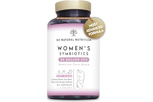 Probiotics for Women 300 Billion CFU/gr* 17 Multi strains. Gut, Vaginal, Urinary, Skin Wellness. 60 Caps N2 Natural Nutrition