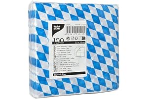Papstar servetter, blå, 1 - paket