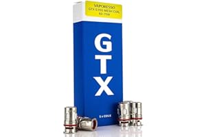 THE JUICE FELLAS GTX Coils - 5 Pack Target PM80 Coils Luxe XR Max Coils Luxe Coil Vape Compatible with Target PM80 and GTX Devices - No Nicotine (0.15ohms)