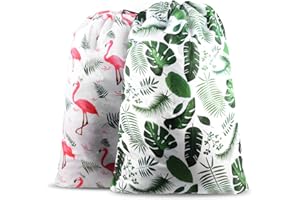 NIDOUL 2 Pack Wäschesäcke,Heavy Duty Reise-schmutzige Wäschesäcke,Maschinenwaschbarer Wäschesack,XL-Größe Wäschesäcke für Heim- und Wohnheimcamp-Reise