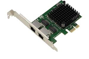 KALEA-INFORMATIQUE 2,5G x2 LAN Gigabit Ethernet 2 Puertos RJ45 Doble chipset Intel I226 SRKTU Tarjeta controladora de Red PCIe Soporte 10 100 1000 2500 1 G 2,5 G
