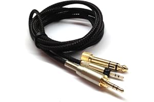 NewFantasia Ersatz-Audio-Upgrade-Kabel, kompatibel mit Sennheiser HD598, HD598Cs, HD560s, HD598SE, HD620S, HD400PRO, HD599, HD569, HD579, HD505 Kopfhörer, 2,5 m