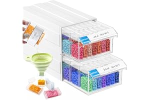 ARTDOT Diamond Painting Kit Completo, 70 Slots Diamant Painting Accessori per Organizzare Gioielli Pittura Diamante Perline Anelli Charms Glitter Strass
