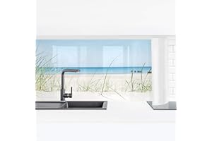 BILDERWELTEN Rivestimento Cucina Pellicola - Costa del Mar Baltico Smart 80 x 280 cm