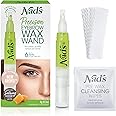 Nad's Facial Wax Wand Eyebrow Shaper Pre-wax Wipes 4-Pack, 6 g