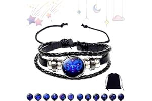 HOPASRISEE Gleym Bracelet, Gleym Manifestation Bracelet, Spirilet Bracelet, Zodiac Constellation Universe Spirit Bracelet