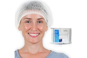 SANTEX 100/300 Cuffietta Chirurgica – Capello Chef – Cuffia Chirurgica – Cuffia Monouso – Capello Da Chef – Tappi Per Alimenti – Cuffieta Monouso – Cuffia Capelli – Cuffiette Chirurgiche (300)