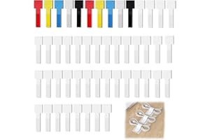 EUYKQNOI 40 Gancho De Fijación Para Red De Balcón Para Gato,Fijación Sin Perforar,Sujeción Para Red De Protección Felina,Red De Balcón Para Gatos y Pájaros,Red De Balcón Para Gatos(Sin Red Para Gatos)