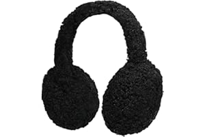 SEDEX Ear Muffs Women, Winter Warm Foldable Ear Warmer Earmuffs Fuzzy Faux Fur Outdoor Earflap Cold Weather Ear Warmer