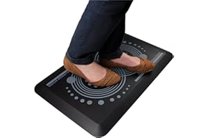 Floortex AFS-TEX 2000 Stehschreibtischmatte, 50 x 80 cm, Schwarz