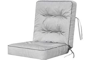 BJIRD Cuscino per Panchina - Cuscini Morbidi per Seduta e Schienale, Cuscino per panche da giardino a dondolo, Cuscino per panca altalena Hollywood - Cuscini Impermeabili con Cinghie di Fissaggio - 50 cm