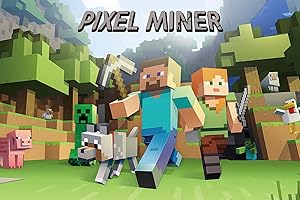 ADETON Minecraft Room Decor, Minecraft Bedroom Decor for Boys, Kids Room, Minecraft Backdrop, Tapestry, Poster, Decal, Stuff, Gifts, Wall Art, Birthday Party Decorations and Supplies, Wall Picture, Creeper