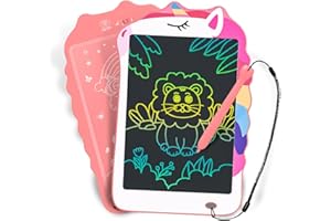 Kizmyee KM806 Unicorn Panel - Pink Unicorn Toys LCD Writing Tablet for Kids,Toddler Toys for 3 4 5 6 Year Old Boys Girls, 8.5inch Doodle Board