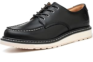 SL-Saint Chaussures en cuir de vache pour hommes, souples et élégantes, à bout moc, classiques et soudées Goodyear