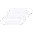 Oscar Apparels Reusable Face Mask, 100% BCI Cotton with Elastic Loop, Adult (5 Pack)