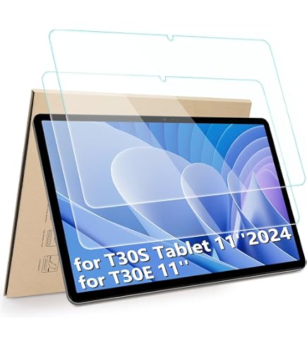 Lot De 2 Films Protection écran Verre Trempé 9H Pour Tablette DOOGEE V Pad 12 - Anti-rayures, Haute Transparence, Tactile Précis