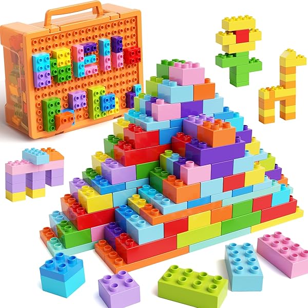 Lego® DUPLO® 2x4 stenen bouwstenen grondbouwstenen kleurrijk gemengd - 3011 aantal 25x