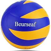 Beurseaf Volleyball Ball Volleyball Soft Touch Beach Volleyball Official Size 5 for Indoor and Outdoor Beach Volleyball