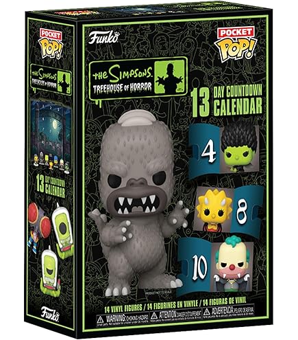Funko 48114 Advent Calendar: 13-Day Spooky Countdown, Multicolor, 7.5 x 38 x 25.5 cm