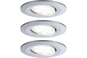 ‎PAULMANN Paulmann 99929 Einbauleuchte LED Calla rund 3x6W Chrom matt schwenkbar