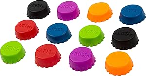 30 Stück Silikon Kronkorken - Wiederverwendbare Bierflaschenverschlüsse In 6 Farben