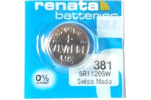 BEST PRICE SQUARE Renata Batería 381 SR1120SW PLATA 1.55V SUIZO HECHO