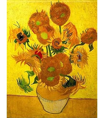 Van Gogh Diamant-Malerei-Set 35,6x35,6 Cm – 5D Runde Vollbohrung, DIY Kunst-Kit Für Anfänger, Inkl. Werkzeuge