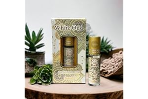 HAFSA ARABIAN FRAGRANCES LTD WHITE OUD - 6ML Perfume Oil - Rollon by Surrati, Made in Holy Makkah, Kindom of Saudi Arabia