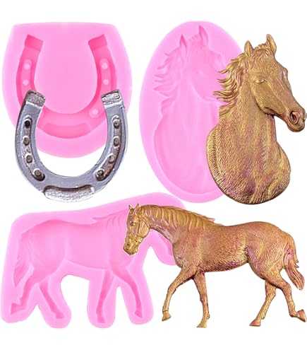 Moule Silicone Fer à Cheval - Pour Bougies, Chocolat, Fondant, Résine - DIY Et Artisanat