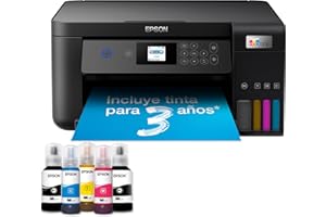 EPSON Impresora multifunción EcoTank ET-2850 A4 con depósito de tinta, conexión Wi-Fi y hasta 3 años de tinta incluida