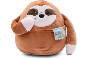 NICI Pluszowa zabawka Chill-NICI Leniwiec 20 cm - Pluszowy leniwiec z małymi rączkami dla dziewczynek, chłopców i niemowląt, Milutkia i super mięciutka zabawka - 49885