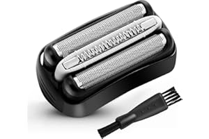 OHLING Testina di Ricambio Per Braun Series 3 (32B), Testine di Ricambio Series 3 32b, Compatibile Rasoio Serie 3 Proskin Rasoio Elettrico Serie 3 Ricambi Rasoio con Lame Flessibili (Not original)