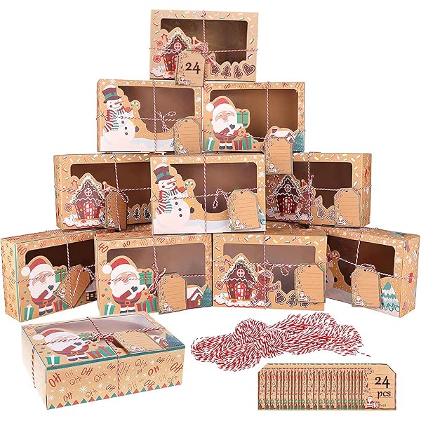 PARSUP 48 Dankeschön-Geschenkboxen Für Krankenschwestern – 16x16x9 Cm, Bedruckt, Für Kekse & Süßigkeiten