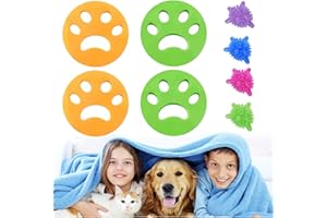 GUANYJ xlwen 8 Pièces Épilateur Attrape Poils pour Animaux,Épilateur pour Poils d'animaux,Boule Anti Poil, Boule Anti Poil Machine à Laver,Attrape Poils Machine a Laver, pour Chien Chats Poils