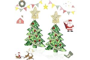 AIEIEII 2PCS Christmas Earrings For Women UK Ladies Gifts Christmas Earings ChristmAs Jewellery Gifts For Her ChristmAS Presents For WomEn Ladies xmas Tree Earrings