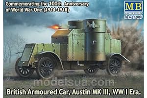 MASTER BOX Masterbox Echelle 1 : 72 "blindé Britannique Voiture Austin MK III WW I Era Kit de Construction (Gris)