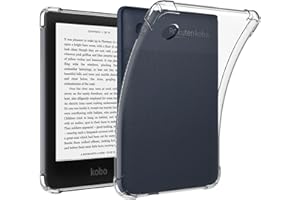 Vancle Funda para Kobo Clara Colour 6" / Kobo Clara BW 6" (2024)/ Clara 2E 6" eReader (2022), Fundas Protectora Fina Transparente, Carcasa Protectora Anticaídas Reforzada en Las Cuatro Esquinas