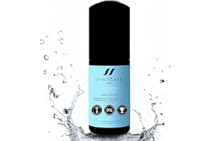 SHABENAA SHAVESAFE FOR PERFECT SHAVING ShaveSafe Mousse à Raser Homme Peau Sensible - Shaving Foam for Men Sensitive Skin - Enlève les Bactéries et Prévient les Bosses du Rasoir, Ingrédients Antiallergiques - Produit Scandinave, 100ml