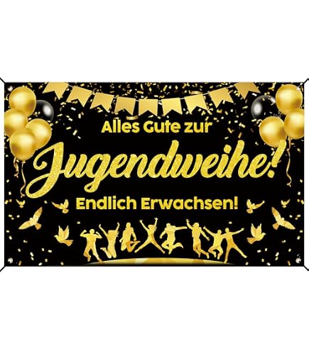Bandierine Decorative Triangolari Verde Salvia Per Jugendweihe: Banner Con Scritta 'Alles Gute Zum Jugendweihe' Per Feste - 2