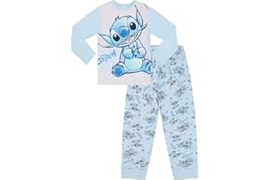 Disney Girls Lilo and Stitch Long Pyjama Set Kids PJ's