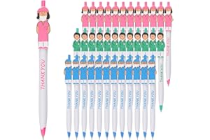 Sikao Cute Nurse Pens - Mixed 36 Pack, CNA Nurse Week & Hospital Staff Appreciation Gifts