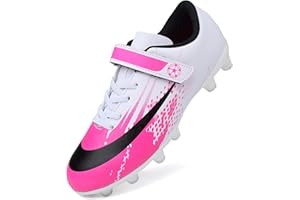 Dhinash Zapatos de Fútbol Niño Botas de Fútbol Tacos Zapatillas de Fútbol Cesped Artificial Aire Libre Zapatillas Deportivas Adolescentes Zapatos de Entrenamiento Talla 30-39