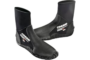 Cressi Ultraspan buty do nurkowania 5 mm Premium Neopren, Czarny