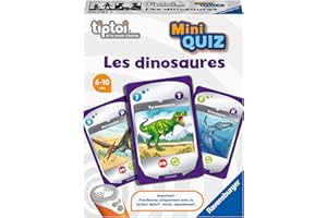 Ravensburger - Jeu interactif tiptoi® Mini Quiz - Les dinosaures - Jeux électroniques éducatifs sans écran en français - Enfants à partir de 6 ans - 00 085