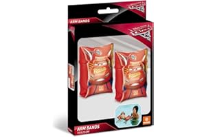 Mondo Toys - Cars 3 Arm Bands - Braccioli di Sicurezza per bambini - Materiale PVC - Adatti a bambini da 2 a 6 anni con Peso 6-20 kg - 16241