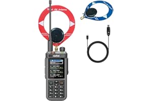 Radtel RT-880 Radio Amateur de 10W de Largo Alcance HF CB Receptor SSB Walkie Talkie Radio Portátil de 2 Vías 1024 Canales con Repetidor Interbanda, Pantalla a Color de 2,4 Pulgadas, con Juego de Ante