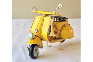 F&G SUPPLIES Grazioso ornamento vintage retrò in metallo per scooter vespa mod moto – lunghezza 18 cm – ottimo regalo ornamento per una mensola o una scrivania