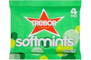 Trebor Softmints Peppermint (4 per Pack - 179g) - Pack of 2